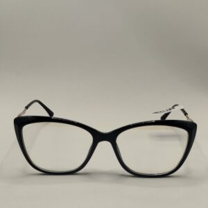 Armação Acetato Aço Com Arte Metal Quadrado Gatinho Femenina. Rf. 3211 283471A 5517 145