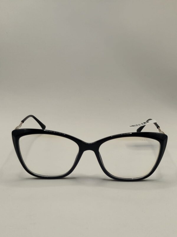 Armação Acetato Aço Com Arte Metal Quadrado Gatinho Femenina. Rf. 3211 283471A 5517 145