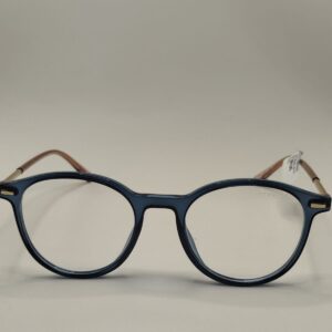 Armação Acetato Oval Azul/ Cinza Arte Metal. Rf. 5208 436514A 5020 146 C1