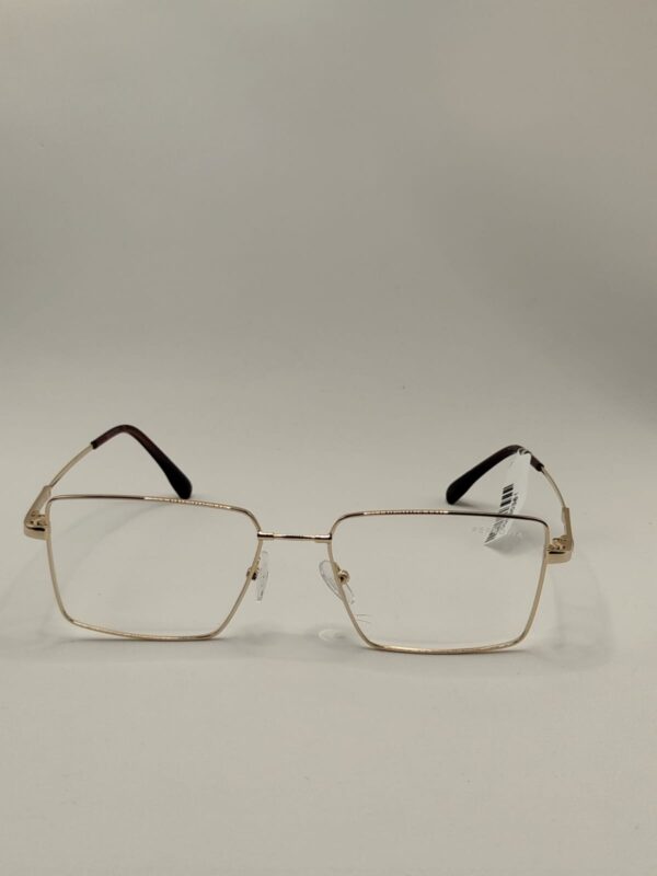 Armação Metal Fechado Fina com Acetato MArrom. Rf. LJ7010 5617-140 C1