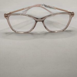Armação Quadrada Acetato Liso Nude Rose C/ Arte Dourada. Rf.5208580552A5417145C2