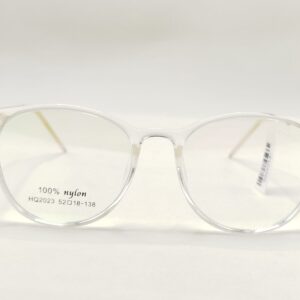 ARMAÇÃO ACETATO FINA LISA TRANSPARENTE OVAL UNISSEX REF:5204580470A5218138C5