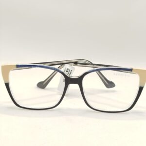 ARMAÇÃO  ACETATO QUADRADO LISO PRETO COM DETALHE NA LATERAL NUDE REF.520258049 A 5016127 C1