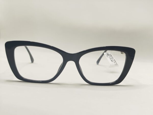 Armação ACETATO GATINHO PRETO CROMADA COM METAL OURO DETALHE LAÇO NA ARTE REF. 5204 580491A 5417149 C6