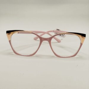 Armação ACETATO FINO ROSE FERROVIA DETALHE MARROM COM PRETO (M), REF: 52115805905219146C2