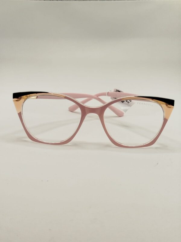 Armação ACETATO FINO ROSE FERROVIA DETALHE MARROM COM PRETO (M), REF: 52115805905219146C2