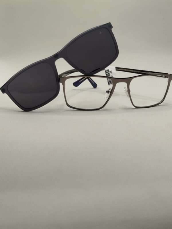 Armação CLIPOM MASCULINO METAL COM ACETATO FERROVIA (M), REF:52115805835417142