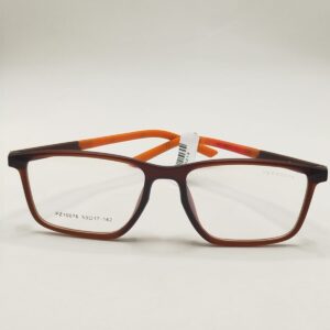 Armação ACETATO FOSCO PEQUENO QUADRADO COM ASTE LARANJA (M) FERROVIA, REF: 5908580548A5317142C3