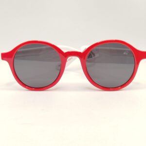 SOLAR INFANTIL UNISEX VERMELHO COM BRANCO OVAL FERROVIA, REF: 520945119