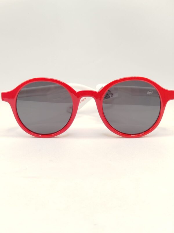 SOLAR INFANTIL UNISEX VERMELHO COM BRANCO OVAL FERROVIA, REF: 520945119