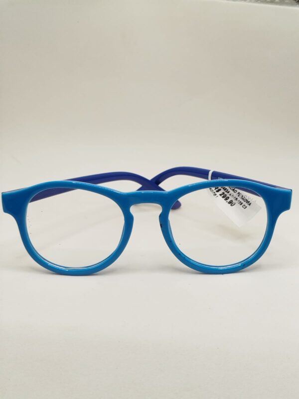 Armação INFANTIL OVAL MASCULINO AZUL ARTE AZUL MARINHO FERROVIA, REF: 5204580483