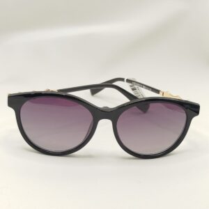 ARMAÇÃO CLIPON ACETATO PRETO OVAL COM PLACA PRETA COM DOURADO REF.CLIPON/1POLARIZED5211580589A5217140